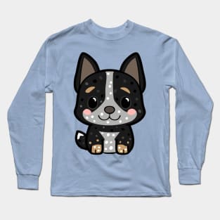 Kawaii Australian Cattle Dog Long Sleeve T-Shirt